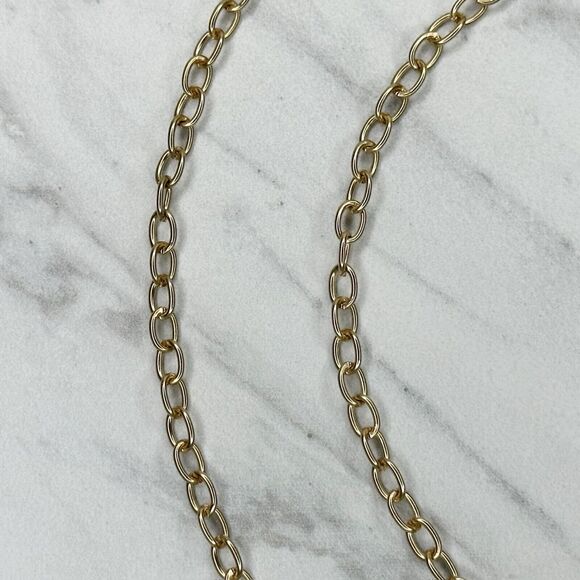 Skinny Dainty Gold Tone Chain Link Purse Handbag Bag Replacement Strap - Picture 7 of 14